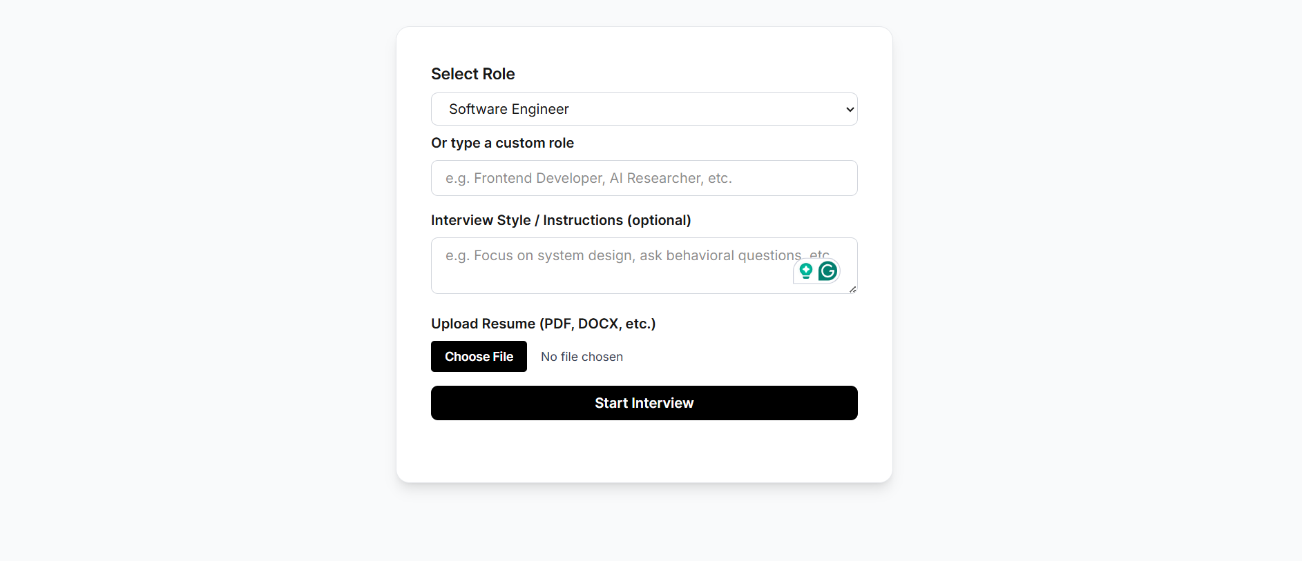 Project preview